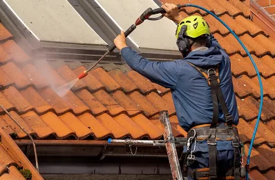 Démoussage et hydrofuge de toiture à Trévou-Tréguignec